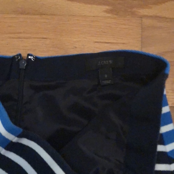 J. Crew Colorblock Diagonal Stripe Skirt - Picture 4 of 6